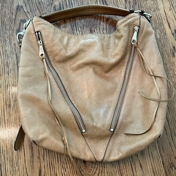 REBECCA MINKOFF Moto Leather Hobo Bag - Picture 8 of 9